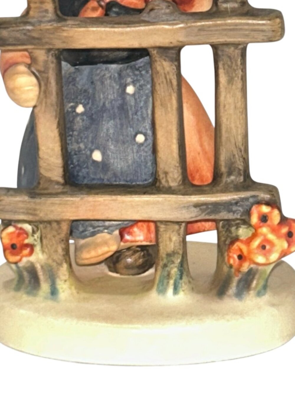 M.J.HUMMEL Signs of Spring Antique Collectible Little girl Flower Bird Figurine - Picture 7 of 9